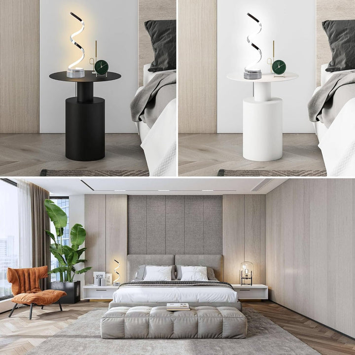 SpiralLight LED Lampa biurkowa z regulowanym światłem i sterowaniem dotykowym | Karnz