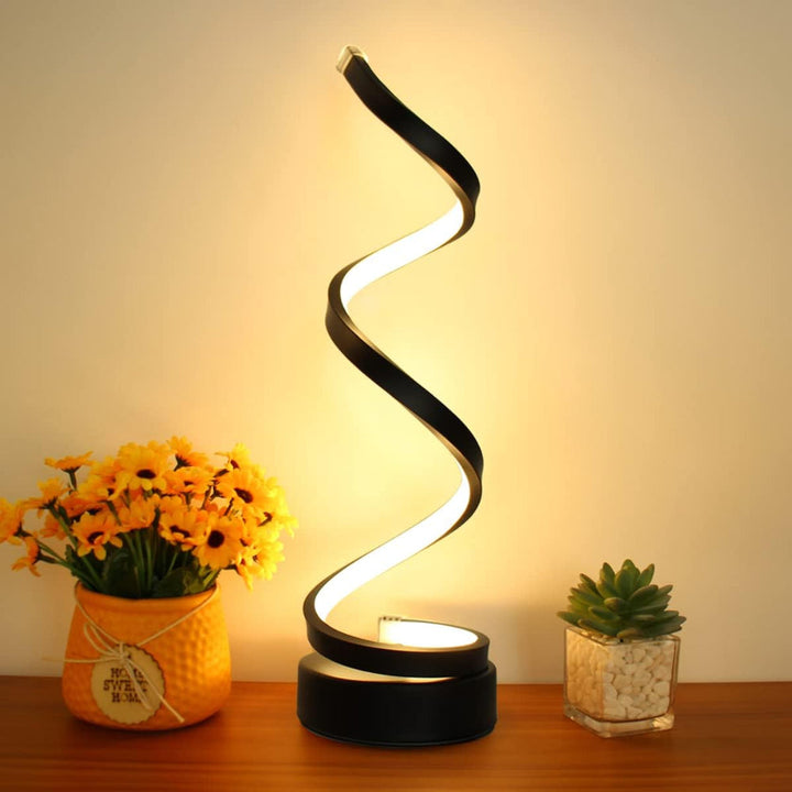 SpiralLight LED Lampa biurkowa z regulowanym światłem i sterowaniem dotykowym | Karnz