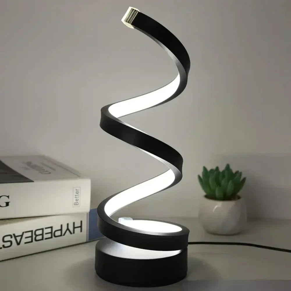 SpiralLight LED Lampa biurkowa z regulowanym światłem i sterowaniem dotykowym | Karnz