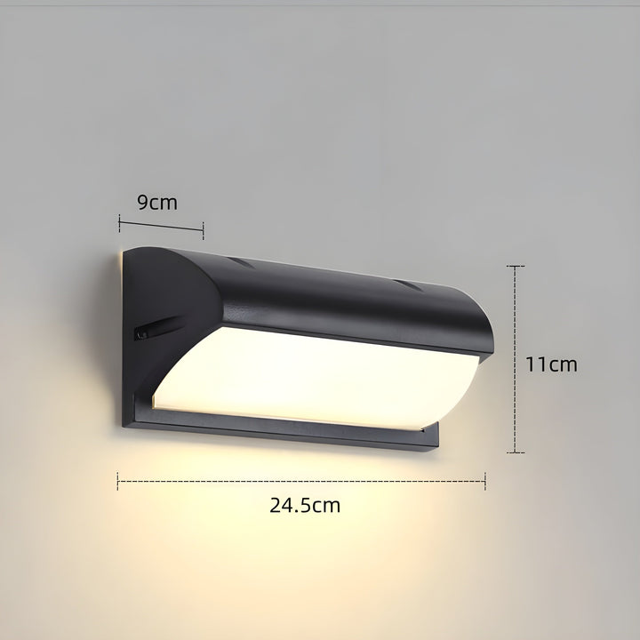 Karnz | LED Zewnętrzny Czujnik Ruchu Wodoszczelna Lampa Ścienna