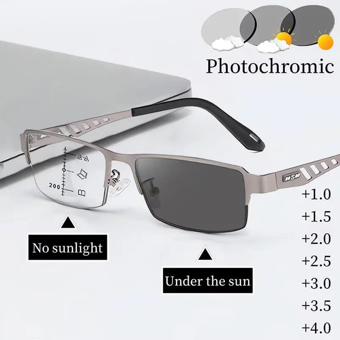 Ultra-lekka multifokalna samoprzezroczysta okulary do czytania