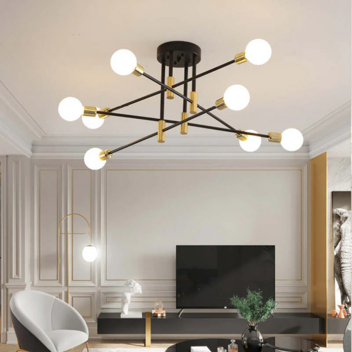 Nowoczesna lampa sufitowa LED - Lumière Royale | Karnz