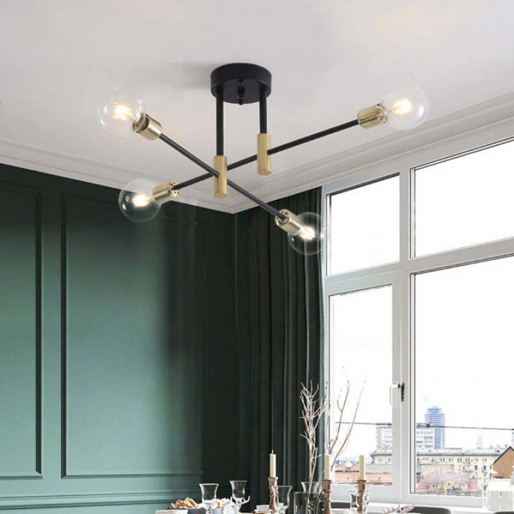 Nowoczesna lampa sufitowa LED - Lumière Royale | Karnz