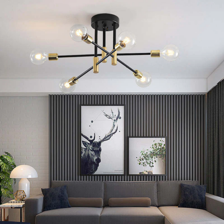 Nowoczesna lampa sufitowa LED - Lumière Royale | Karnz