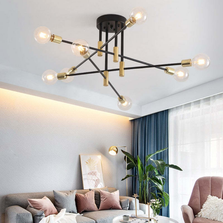 Nowoczesna lampa sufitowa LED - Lumière Royale | Karnz