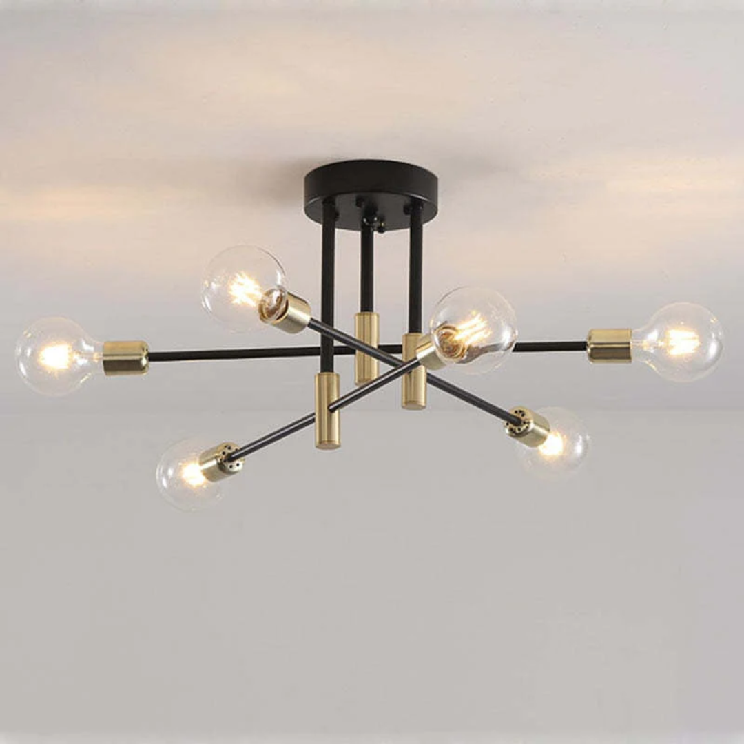Nowoczesna lampa sufitowa LED - Lumière Royale | Karnz