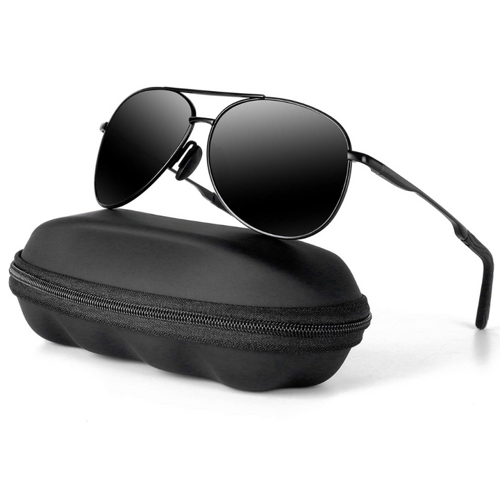 Premium polaryzowane okulary przeciwsłoneczne Aviator - Joey | Karnz