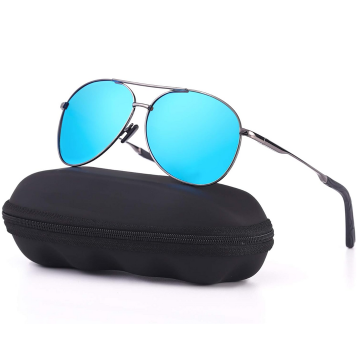 Premium polaryzowane okulary przeciwsłoneczne Aviator - Joey | Karnz