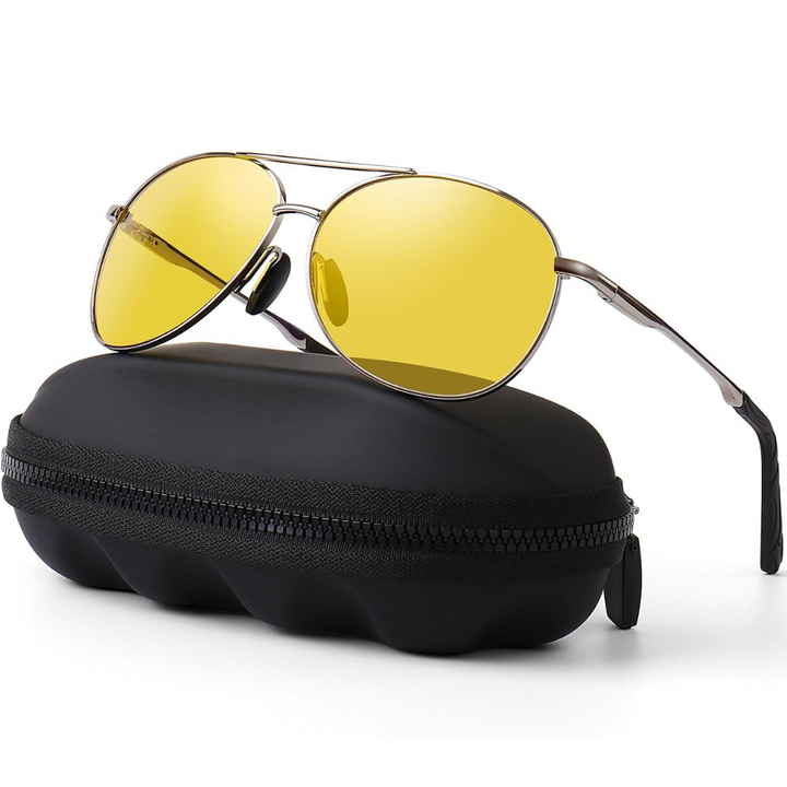 Premium polaryzowane okulary przeciwsłoneczne Aviator - Joey | Karnz