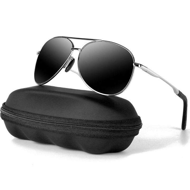 Premium polaryzowane okulary przeciwsłoneczne Aviator - Joey | Karnz