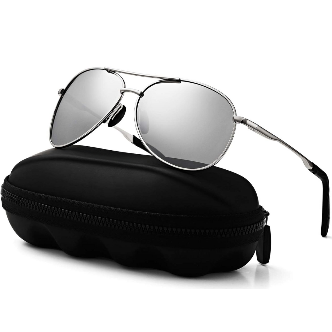 Premium polaryzowane okulary przeciwsłoneczne Aviator - Joey | Karnz