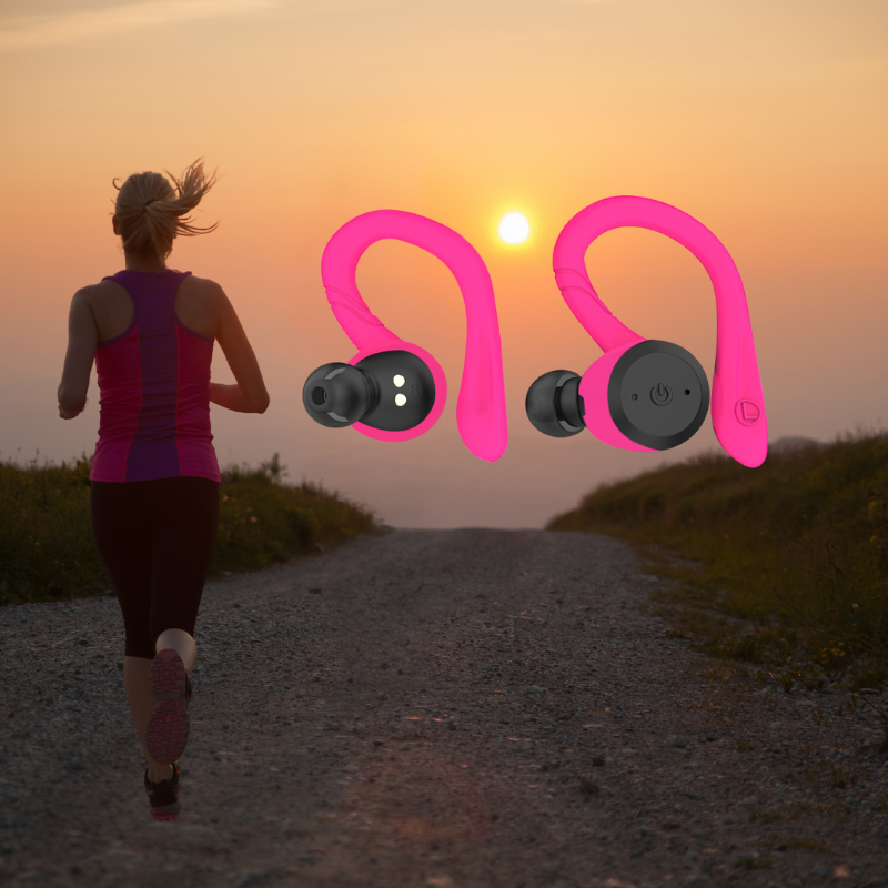 Wodoodporne słuchawki sportowe AudioActive – 20 godzin czasu odtwarzania i Bluetooth