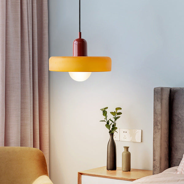 Kolorowa szklana lampa wisząca - BauLume | Karnz