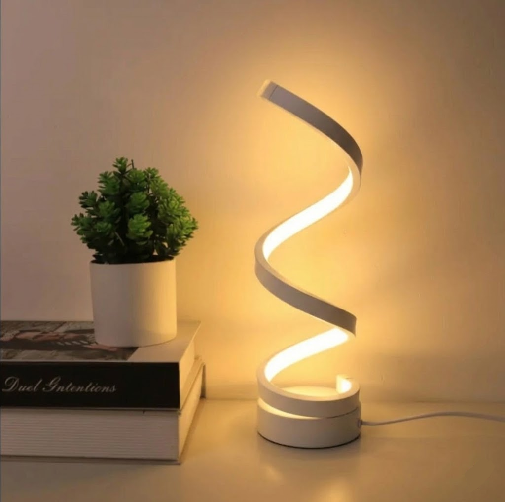 SpiralLight LED Lampa biurkowa z regulowanym światłem i sterowaniem dotykowym | Karnz