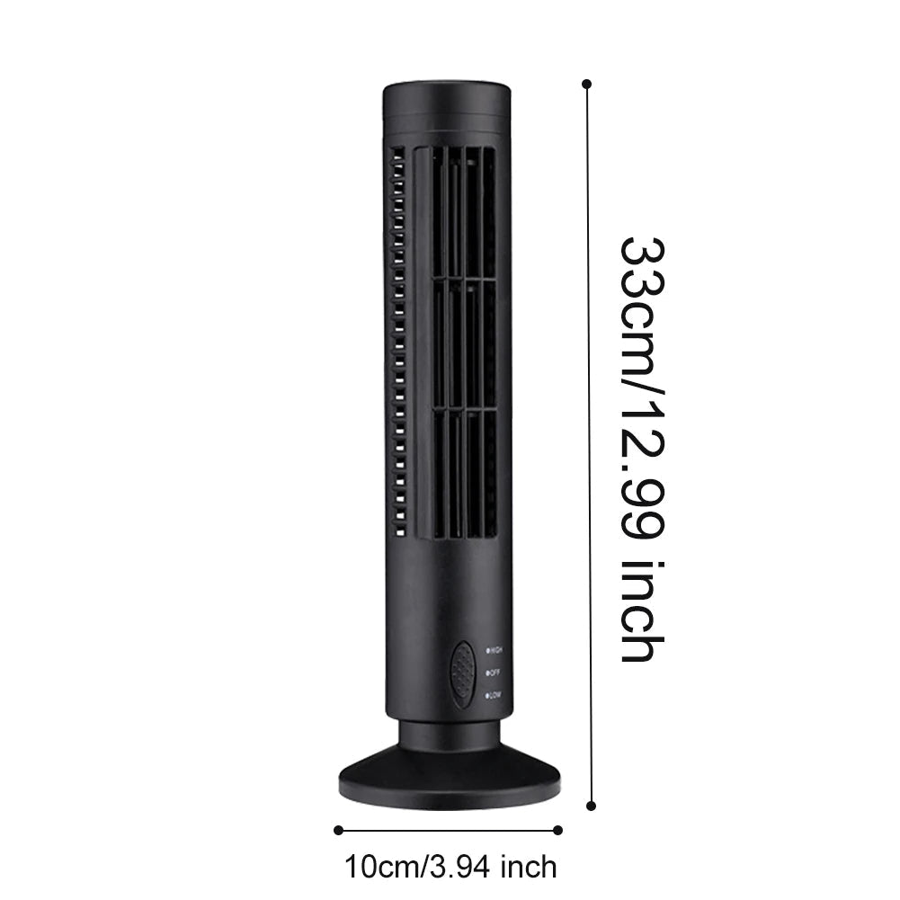 Mini klimatyzator biurkowy z USB bezłopatkowy chłodzenie | Karnz