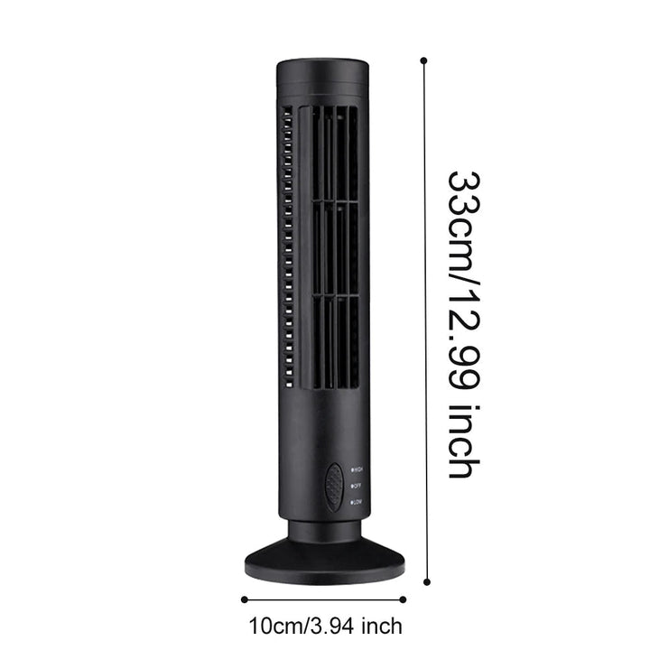 Mini klimatyzator biurkowy z USB bezłopatkowy chłodzenie | Karnz