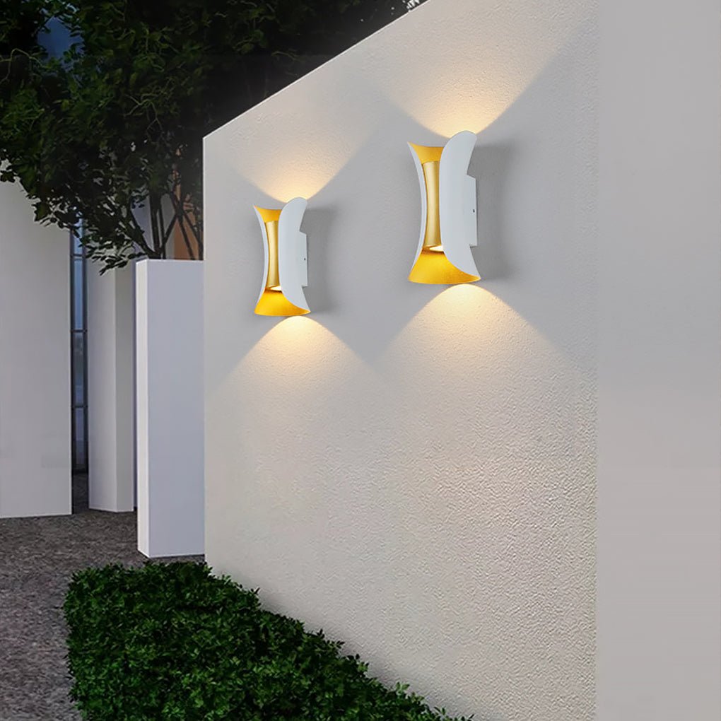 Sandsberg | LED-Lampa ścienna na zewnątrz | Wodoodporna z oświetleniem górnym i dolnym