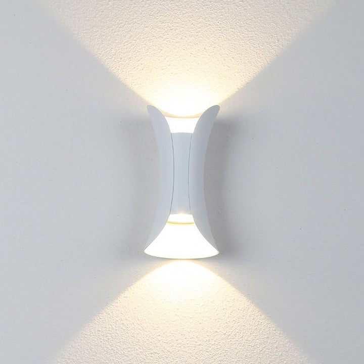Sandsberg | LED-Lampa ścienna na zewnątrz | Wodoodporna z oświetleniem górnym i dolnym