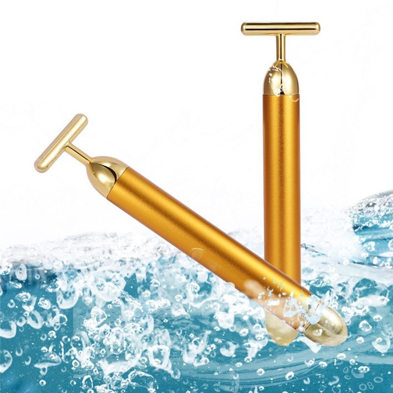Karnz | Energy 24K Złoty T Beauty Bar Roller do masażu twarzy