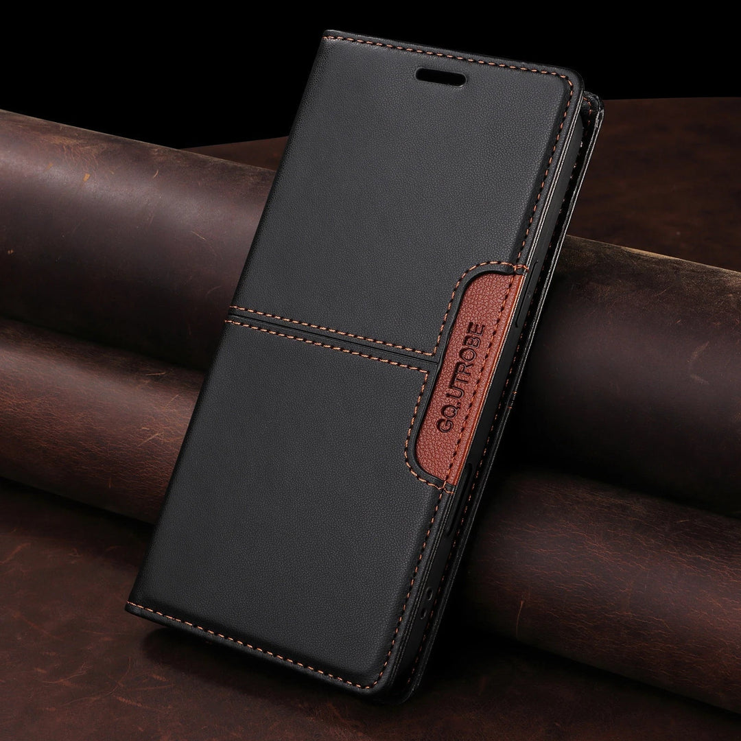 Sandsberg | RFID Flip Skórzana Etui na Samsung S25/S24/S23 z Magnesem