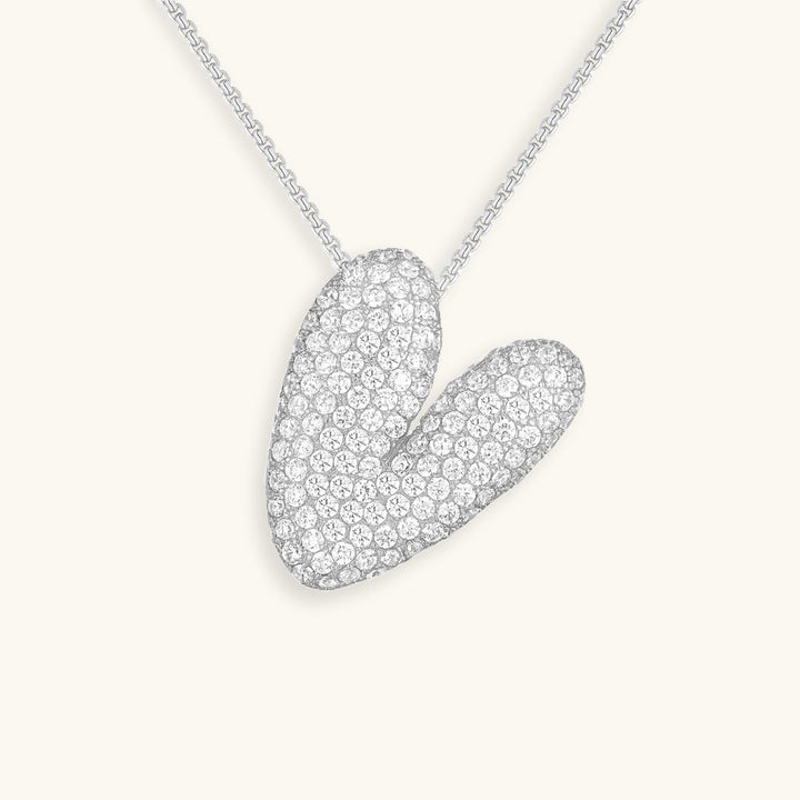Naszyjnik z inicjałem Bubble-Diamant