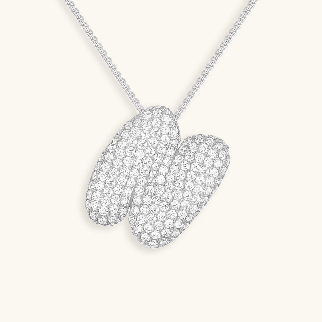 Naszyjnik z inicjałem Bubble-Diamant
