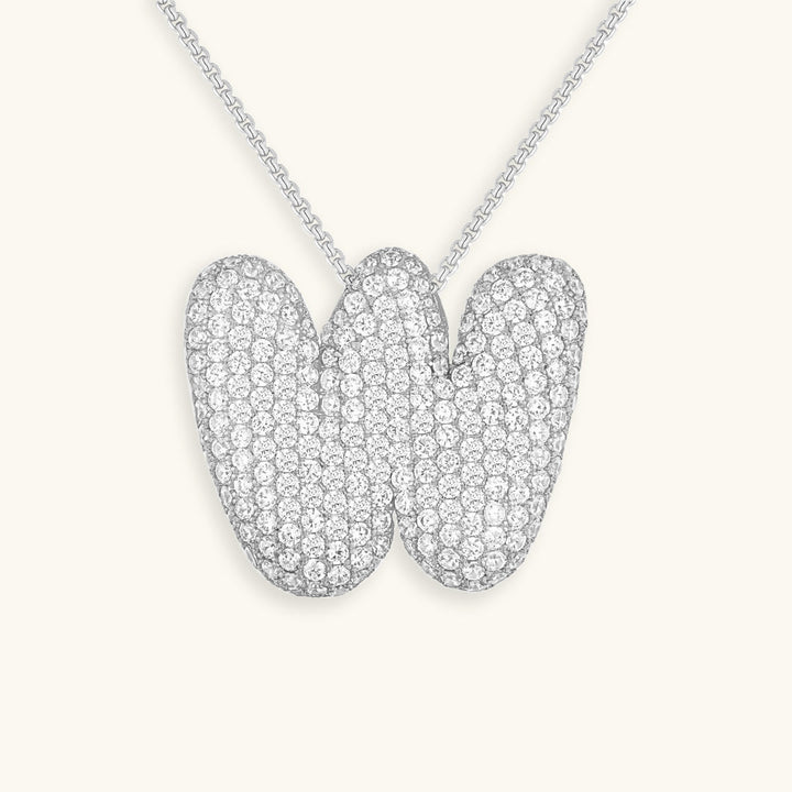 Naszyjnik z inicjałem Bubble-Diamant