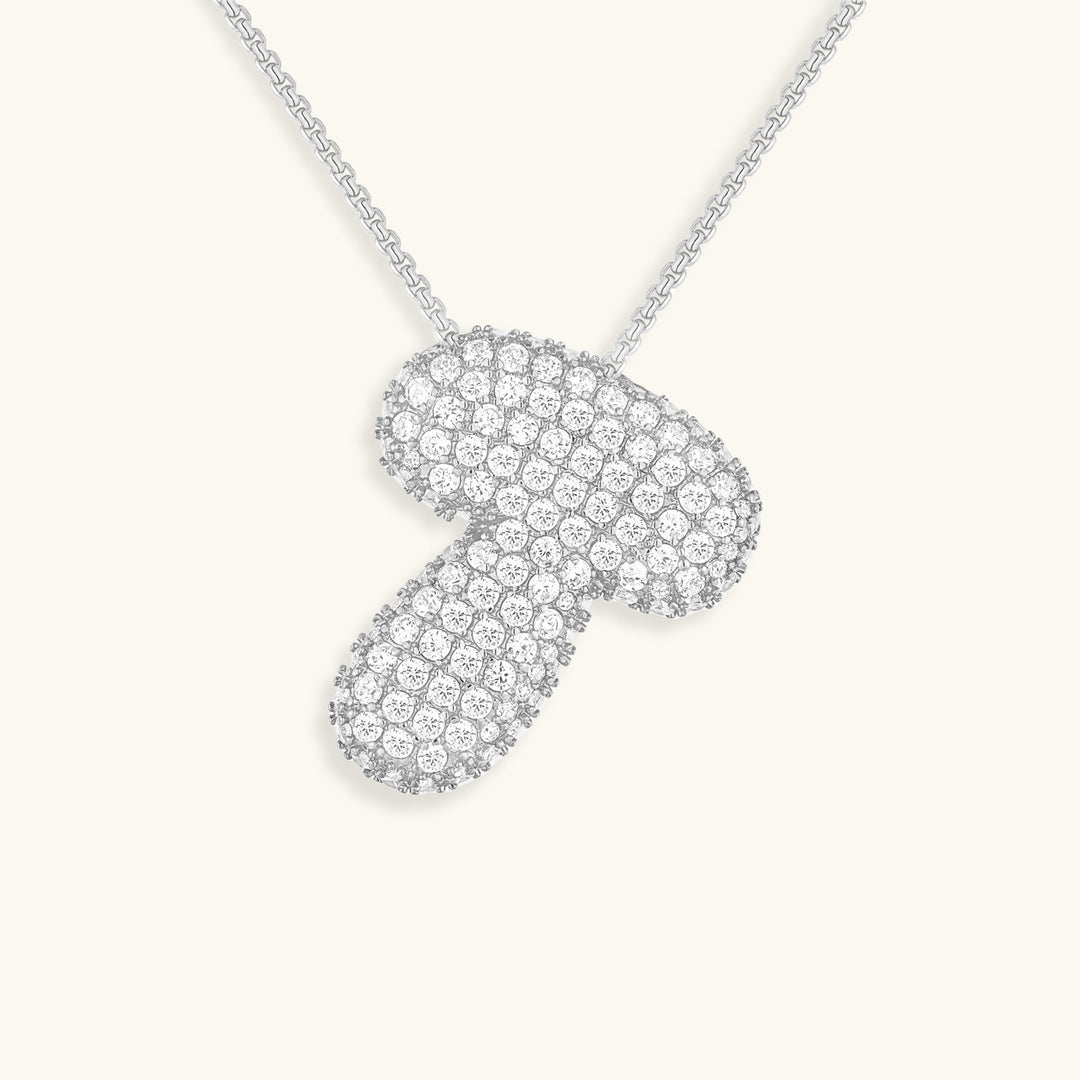 Naszyjnik z inicjałem Bubble-Diamant