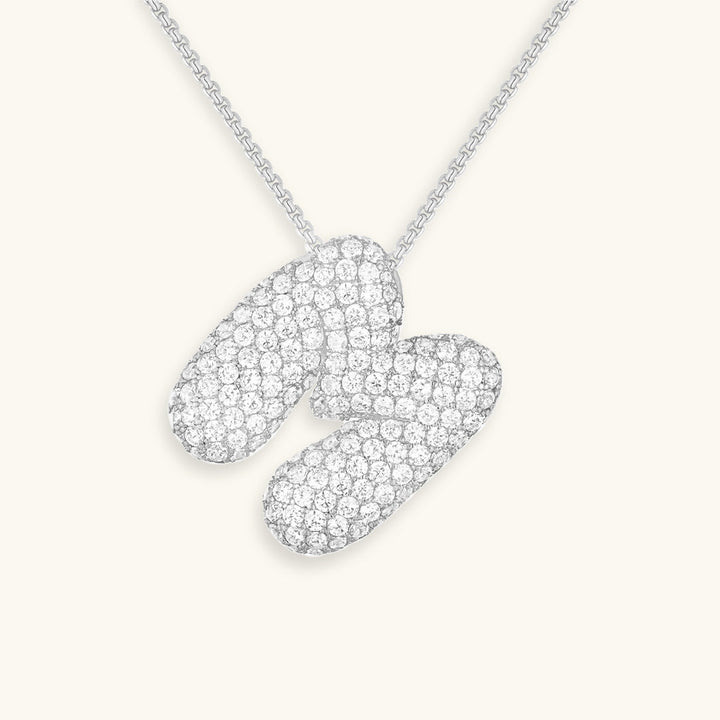 Naszyjnik z inicjałem Bubble-Diamant