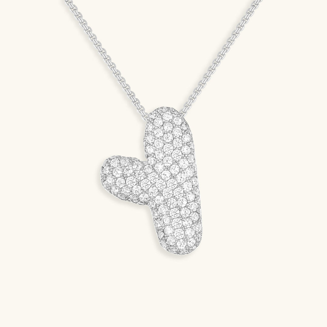 Naszyjnik z inicjałem Bubble-Diamant