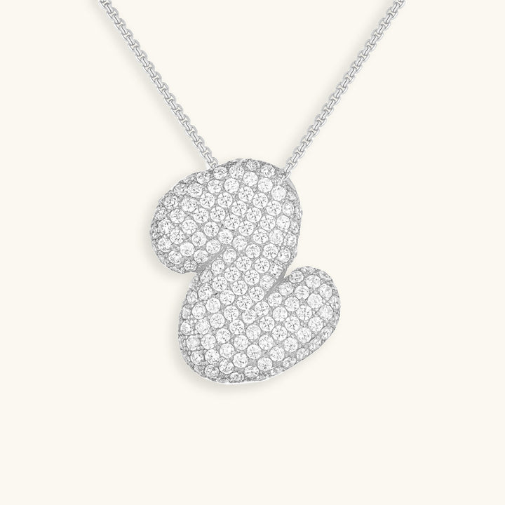 Naszyjnik z inicjałem Bubble-Diamant