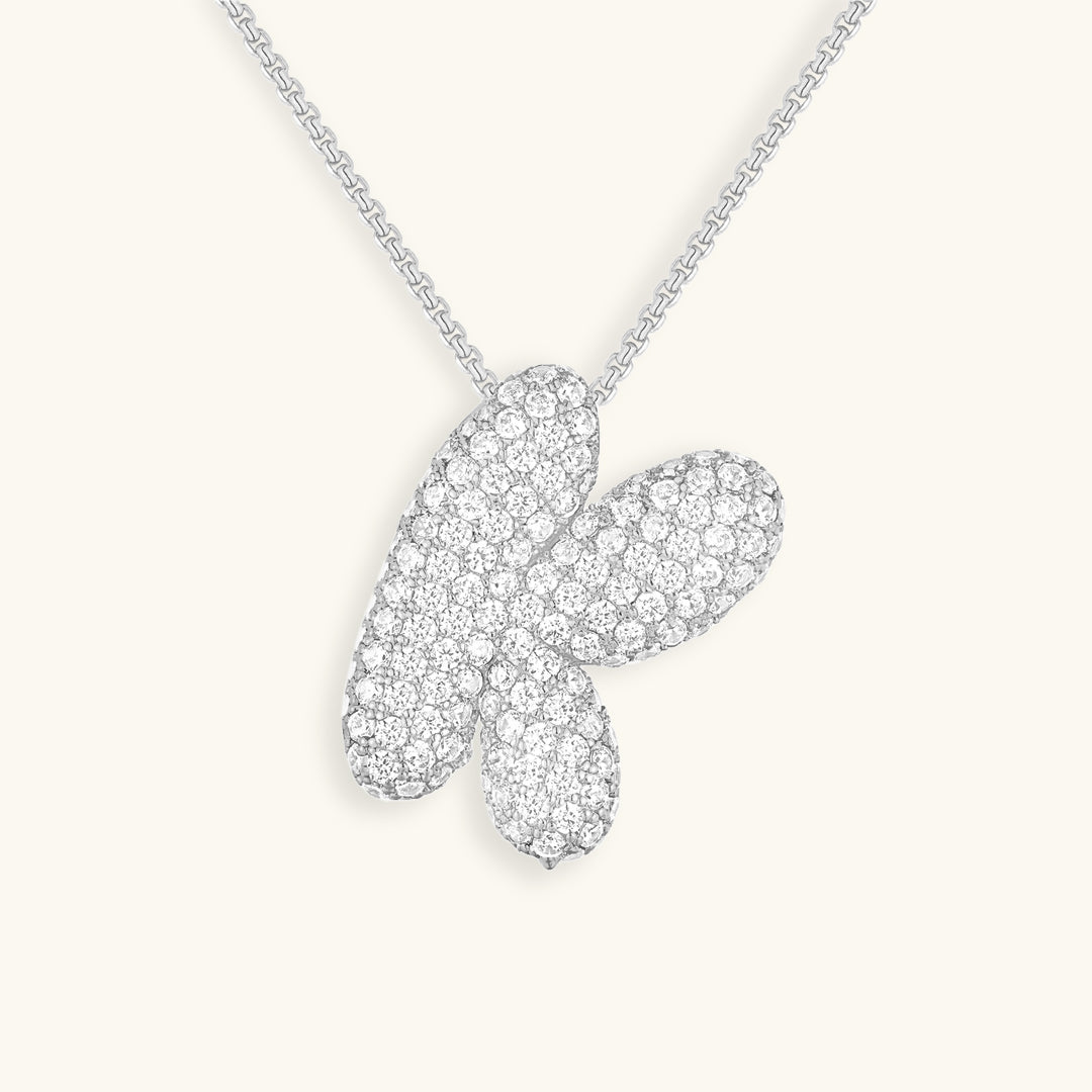 Naszyjnik z inicjałem Bubble-Diamant