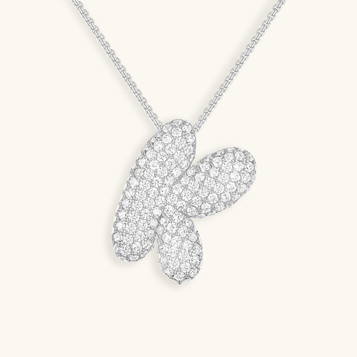 Naszyjnik z inicjałem Bubble-Diamant