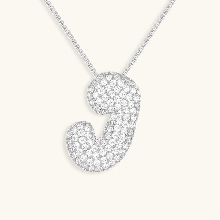 Naszyjnik z inicjałem Bubble-Diamant
