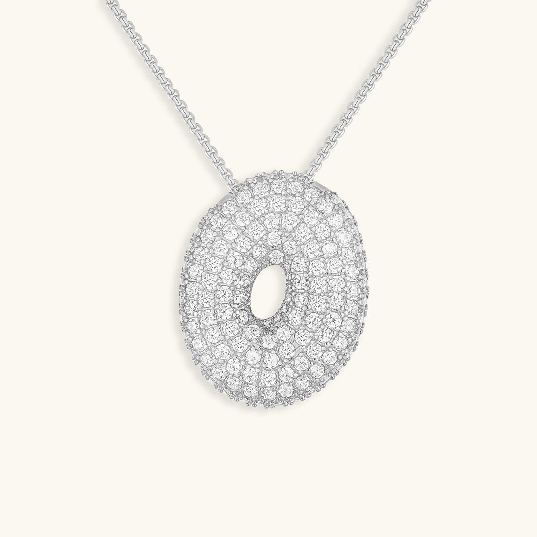 Naszyjnik z inicjałem Bubble-Diamant
