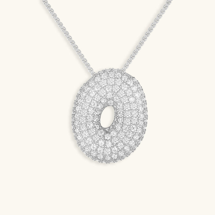 Naszyjnik z inicjałem Bubble-Diamant