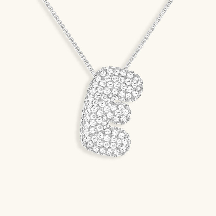 Naszyjnik z inicjałem Bubble-Diamant