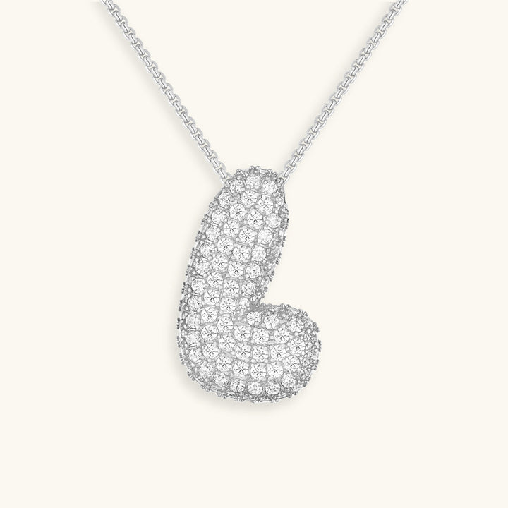 Naszyjnik z inicjałem Bubble-Diamant