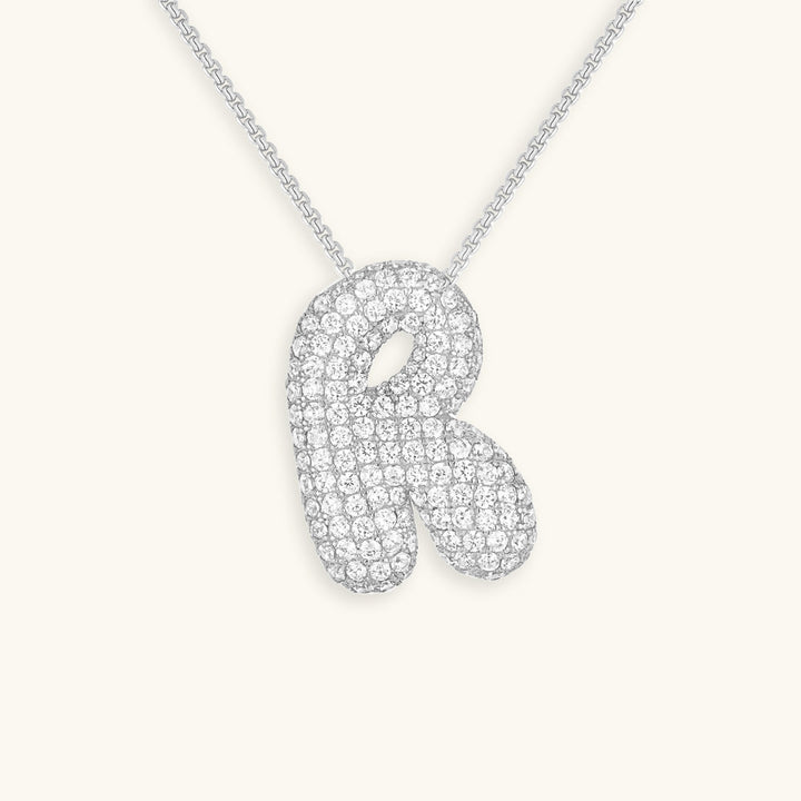 Naszyjnik z inicjałem Bubble-Diamant