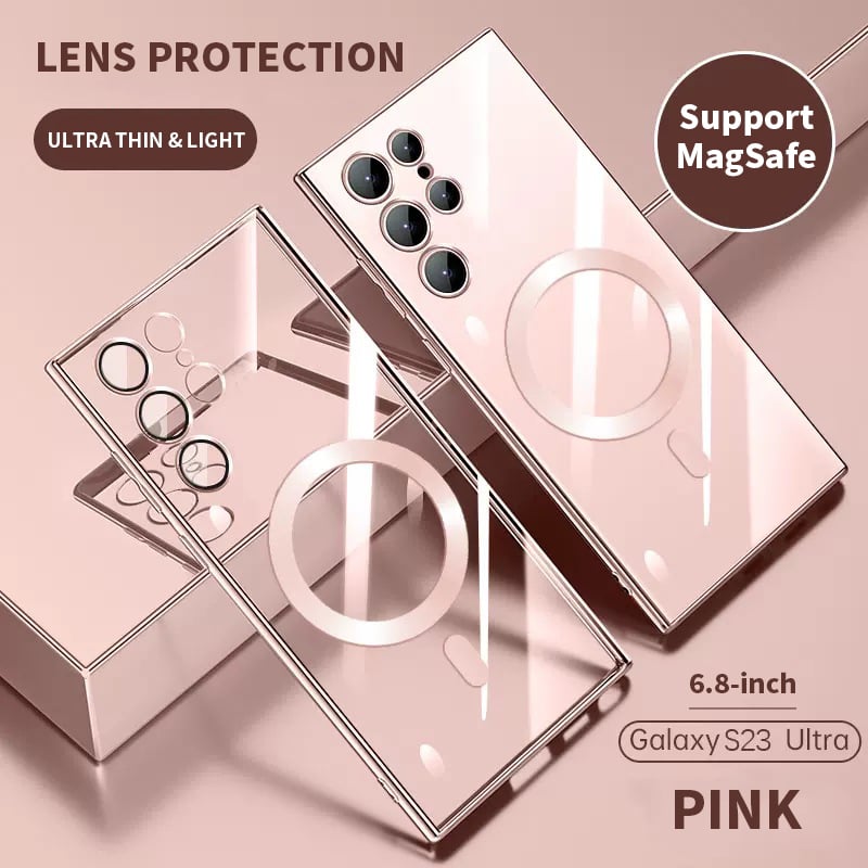 Przezroczysta luksusowa pokrywa magnetyczna dla Samsunga