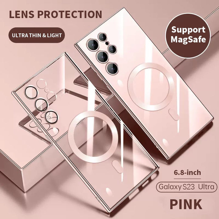 Przezroczysta luksusowa pokrywa magnetyczna dla Samsunga
