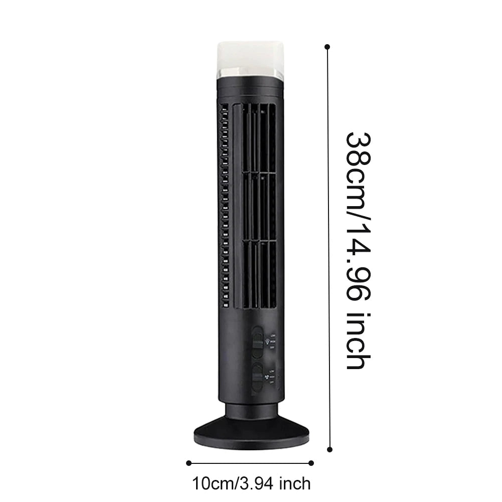 Mini klimatyzator biurkowy z USB bezłopatkowy chłodzenie | Karnz