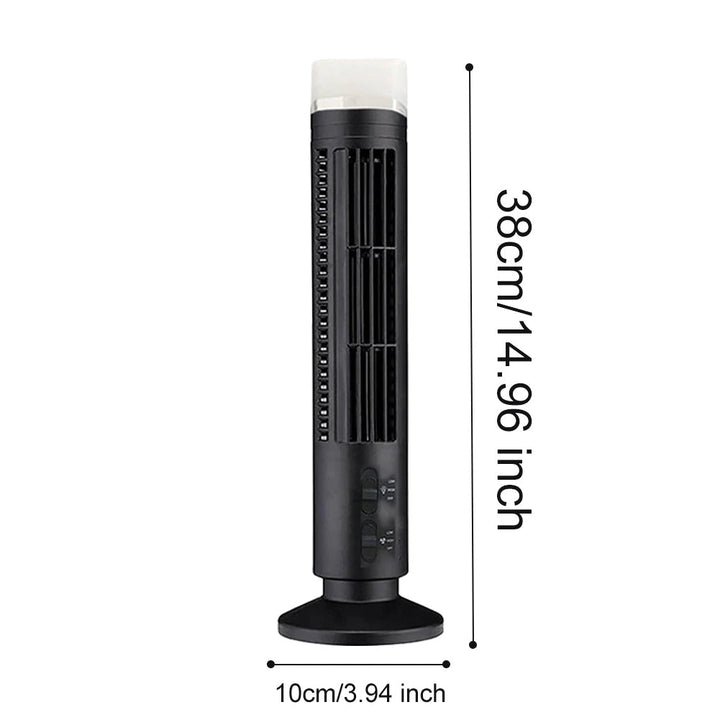 Mini klimatyzator biurkowy z USB bezłopatkowy chłodzenie | Karnz