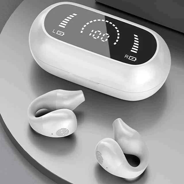 Bezprzewodowe słuchawki Bone Conduction z klipsem na ucho