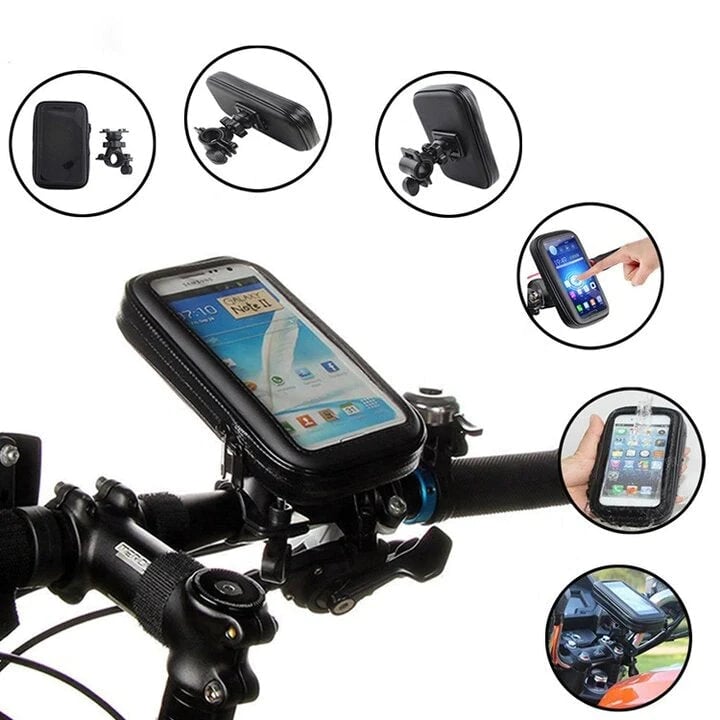 RideCharge Pro – Wodoodporny uchwyt na telefon z USB i 15W bezprzewodowym ładowaniem do roweru i e-roweru | Karnz