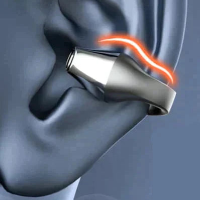 Bezprzewodowe słuchawki Bone Conduction z klipsem na ucho