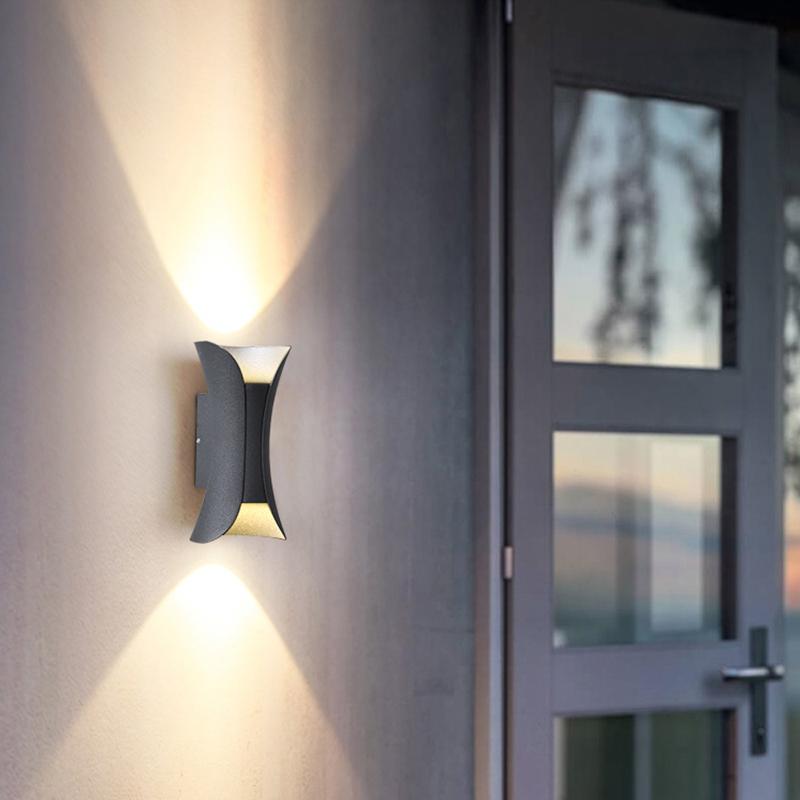 Sandsberg | LED-Lampa ścienna na zewnątrz | Wodoodporna z oświetleniem górnym i dolnym