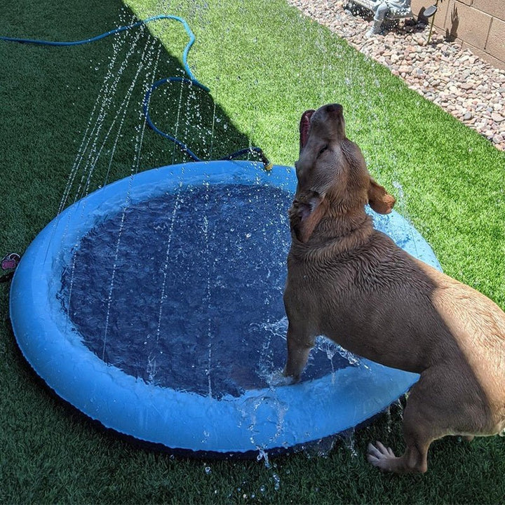 SplashPaws™ | Poduszka z kurtyną wodną dla zwierząt