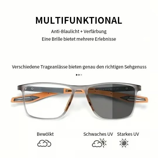 Fototropowe okulary bifokalne | Stylowe adaptacyjne soczewki | Karnz