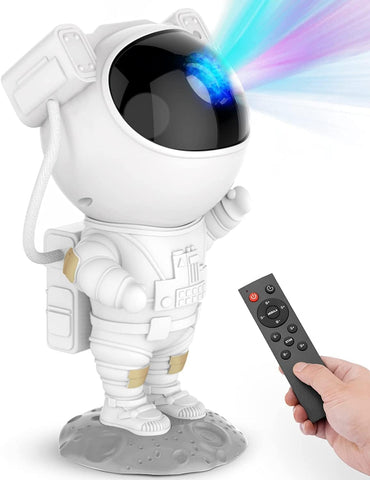 Astronauta Gwiezdnego Nieba | Projektor LED Galaktyki Nocna Lampa do Sypialni i Dzieci | Karnz